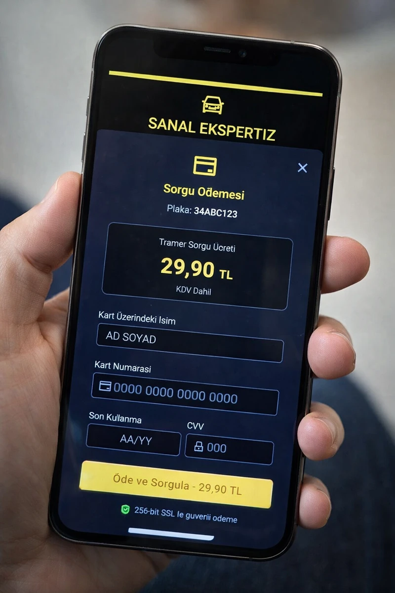 Araç Hasar Sorgulama Mobil Uygulaması görseli